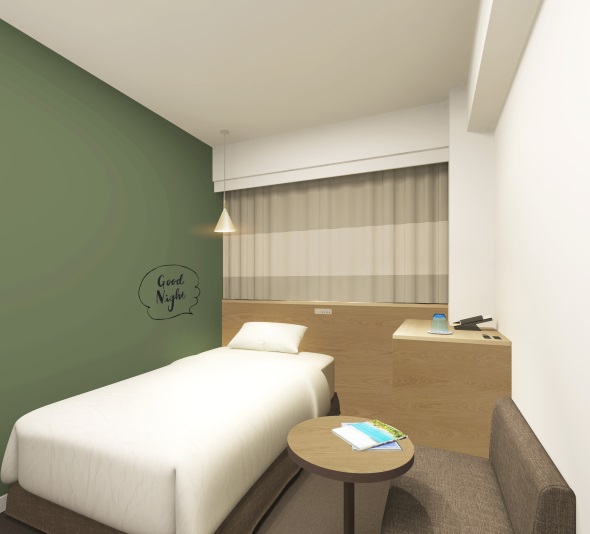 ホテル　ＷｅＢａｓｅ高松の客室の写真