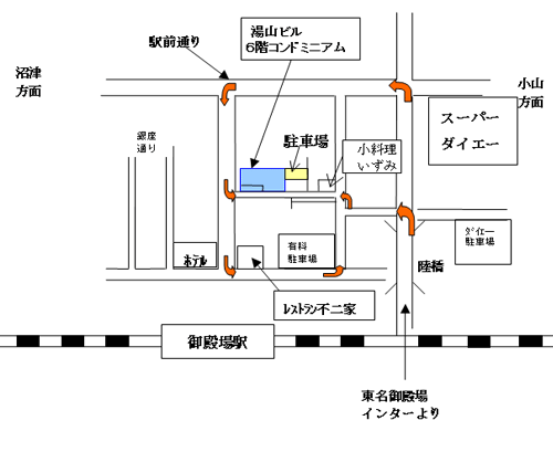 富士御殿場コンドミニアムＴＡＮＮＰＯＰＯ 地図
