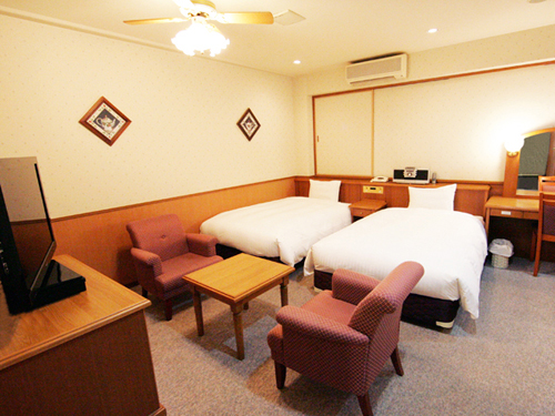 グリーンリッチホテルあそ熊本空港　人工温泉・二股湯の華の客室の写真