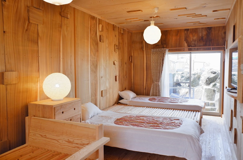 人吉神城の宿の客室の写真