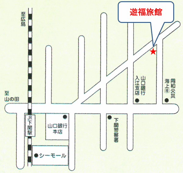 地図：遊福旅館