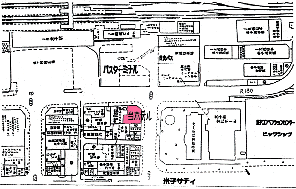 米子ターミナルホテル松田 地図