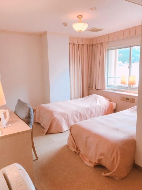 和田山ホテルの客室の写真