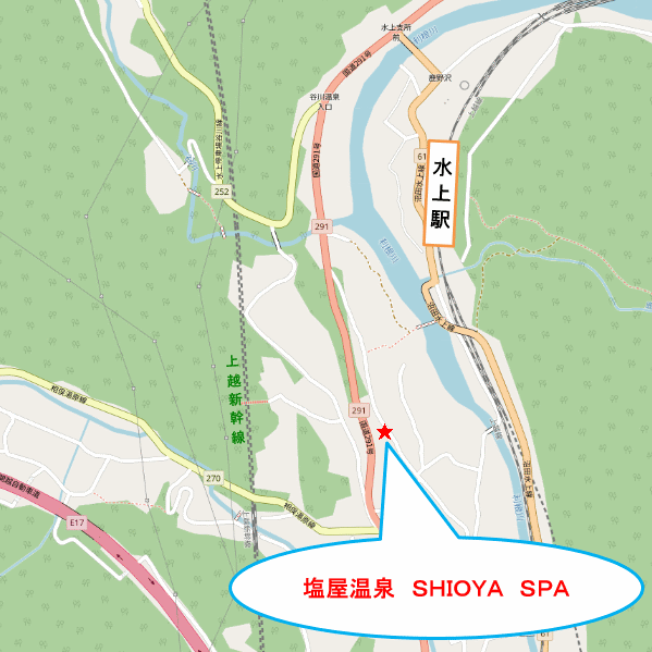 塩屋温泉 ＳＨＩＯＹＡ ＳＰＡの地図画像