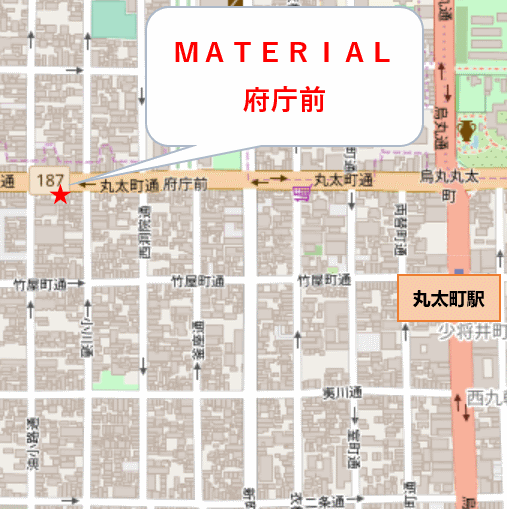 ＭＡＴＥＲＩＡＬ府庁前 地図