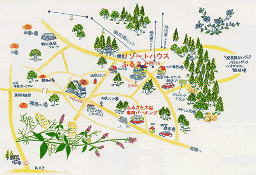 野沢温泉　リゾートハウス　ふるさと 地図