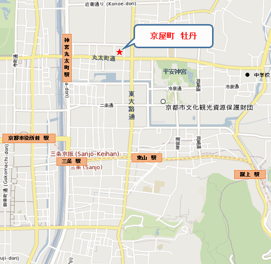 京蘭ー瑠安邸 地図