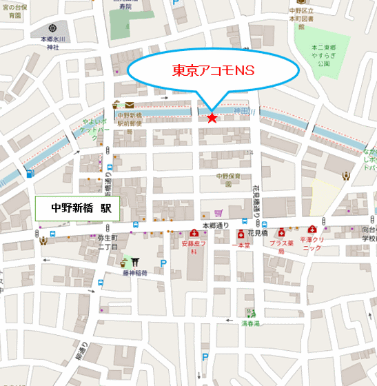 東京アコモＮＳ 地図