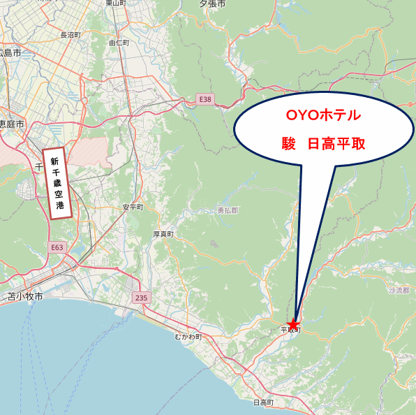 Ｔａｂｉｓｔ　駿　日高平取 地図
