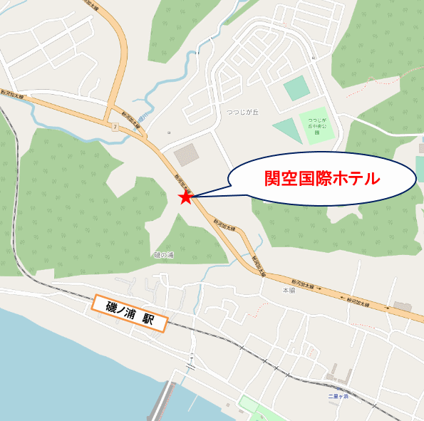 関空国際ホテルの地図画像