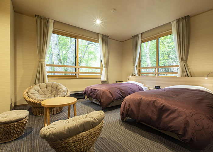 スパビレッジカマヤ別館　湯恵山荘の客室の写真