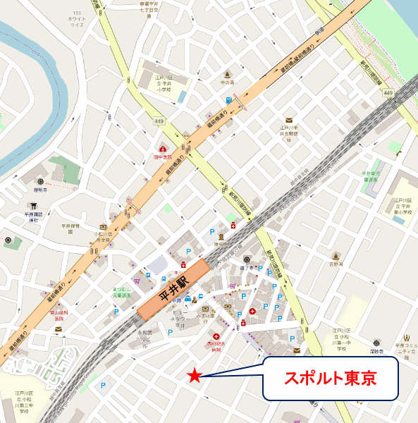 スポルト東京 地図