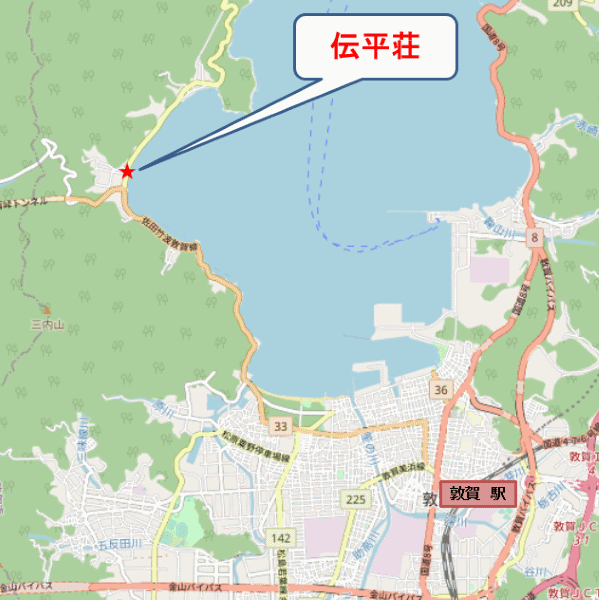 地図：伝平荘