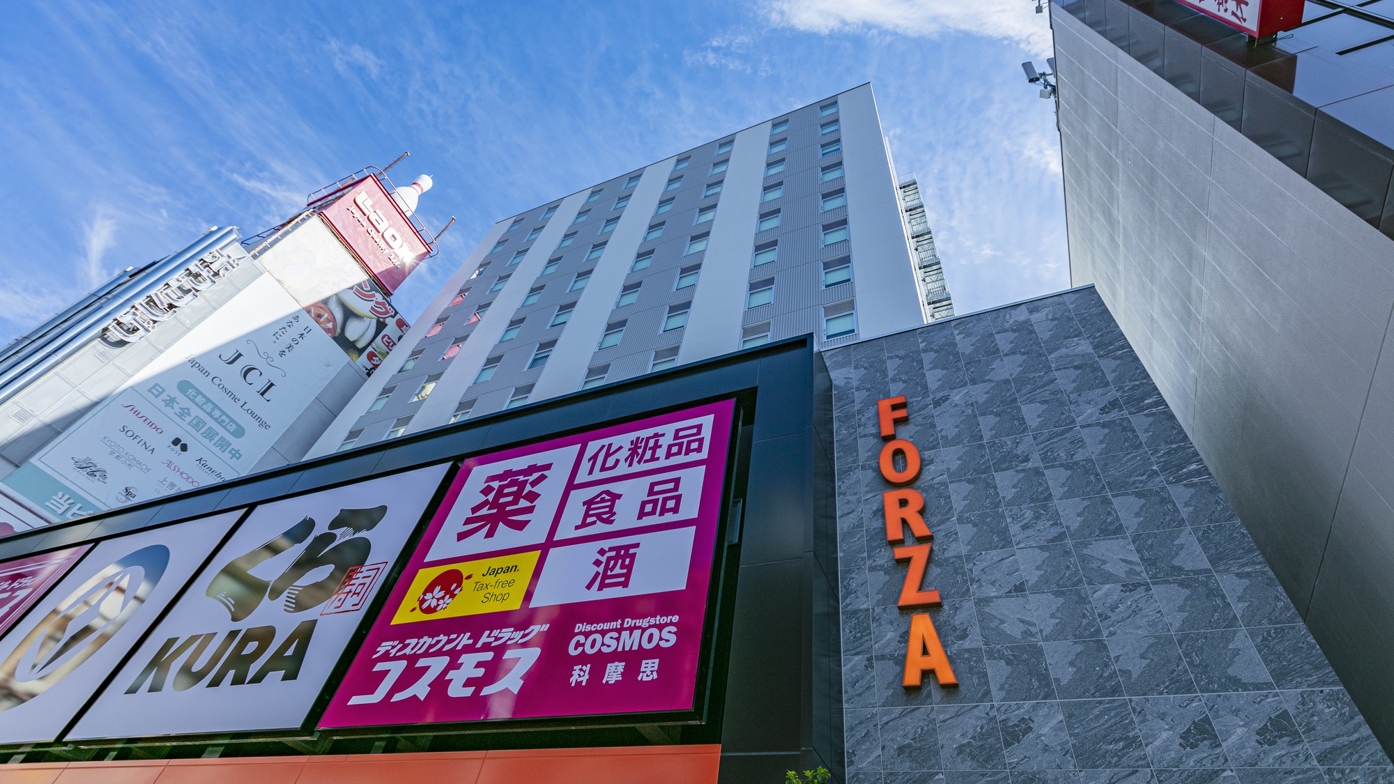 ＦＯＲＺＡ　ホテルフォルツァ大阪なんば道頓堀（２０２１年５月１日オープン）の画像