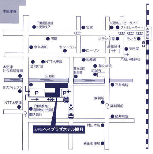東京ベイプラザホテルへの概略アクセスマップ