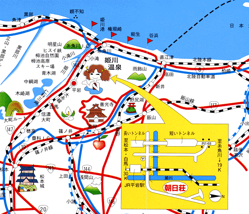 朝日荘 地図