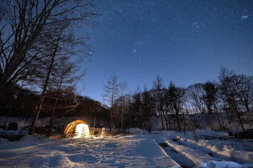 北軽井沢 どんぐり山の一番星 キャンプ場 ^の写真