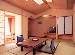 花山温泉　温湯山荘の客室の写真