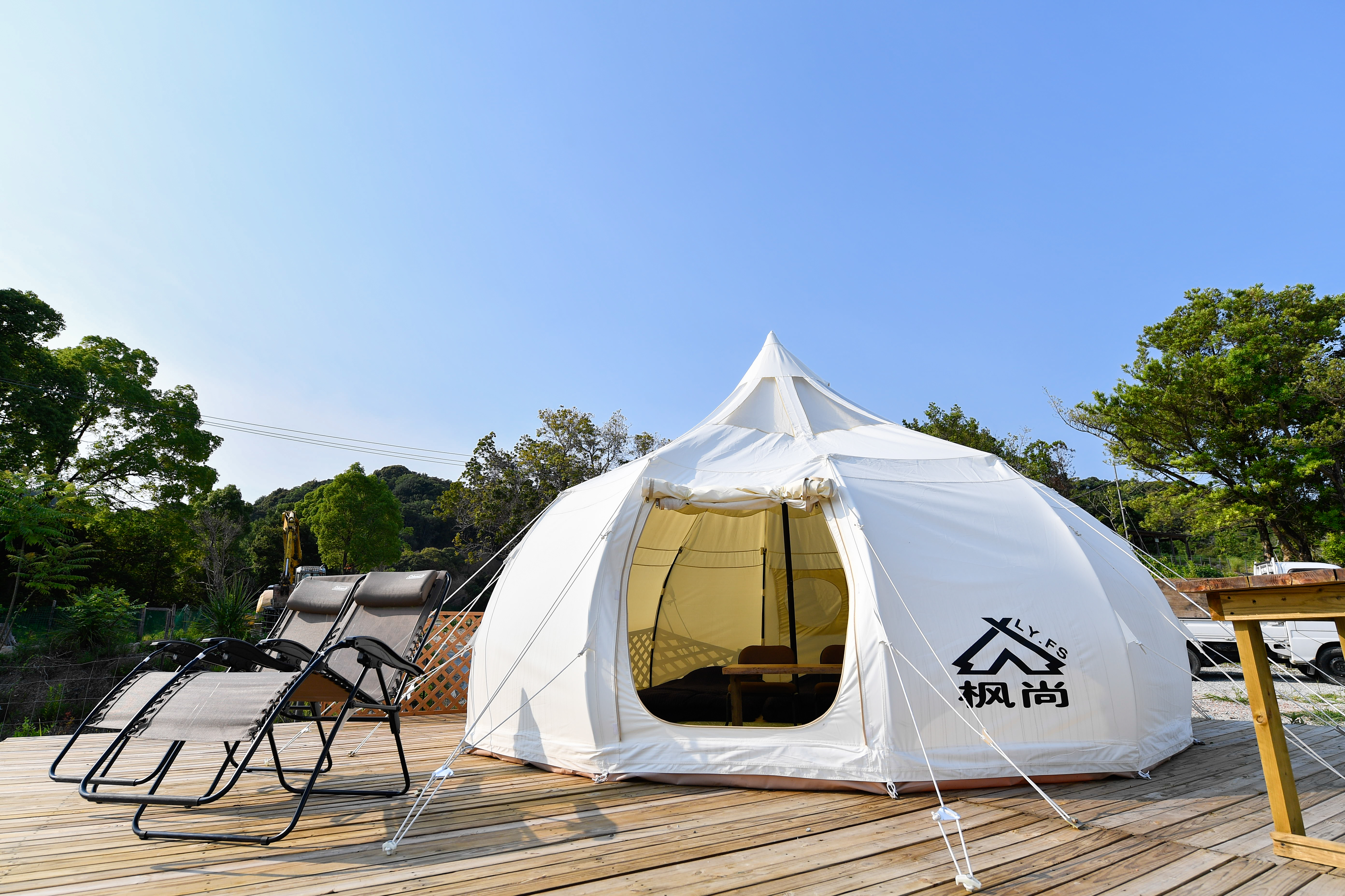 【グランピング】玉ねぎテントの写真