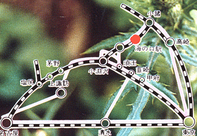海ノ口温泉　湯元ホテル　和泉館への概略アクセスマップ