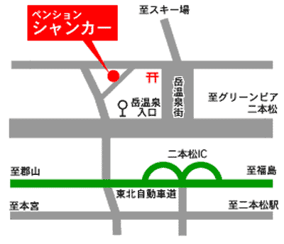 ＰＥＮＳＩＯＮ ＳＨＡＮＫＥＲ（シャンカー）の地図画像