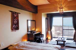 ホテル＆スパ　アンダリゾート伊豆高原の客室の写真