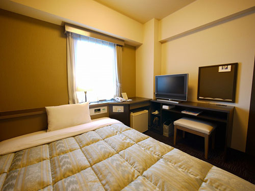 ホテルルートイン富山駅前の客室の写真