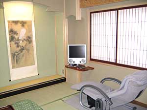 志賀高原　白い温泉　渓谷の湯の客室の写真