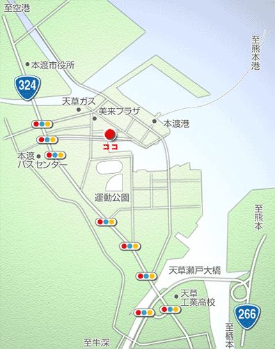 和み宿　新和荘　海心　Ｌｉｖｔｅｌ　kai-shinへの概略アクセスマップ