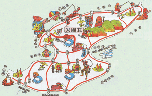 尖閣荘　＜佐渡島＞への概略アクセスマップ