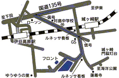 ルネッサ城ヶ崎 地図