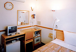 東横ＩＮＮ新山口駅新幹線口の客室の写真