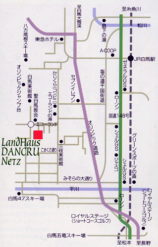 Ｌａｎｄ Ｈａｕｓ ＤＡＮＣＲＵ Ｎｅｔｚ（ラント ハウス ダンクル ネッツ）の地図画像