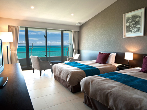 ホテル浜比嘉島リゾートの客室の写真