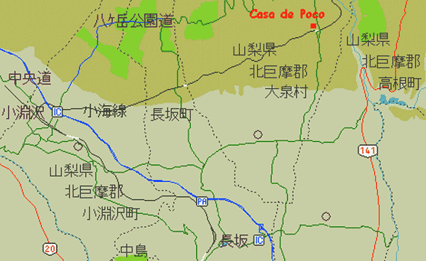 カサ・デ・ポコ 地図