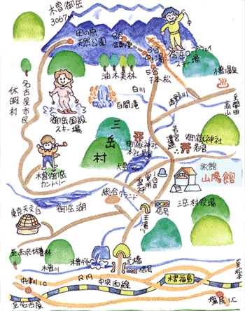 旅館　山陽館 地図