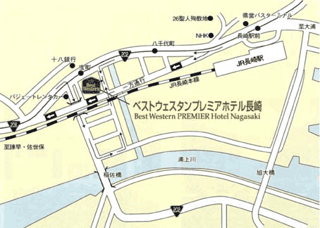 ＴＨＥ ＧＬＯＢＡＬ ＶＩＥＷ 長崎（ザ・グローバルビュー長崎）の地図画像