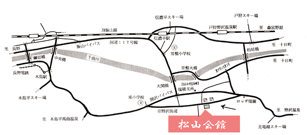 松山会館 地図