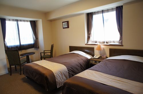 穂高タウンホテルの客室の写真
