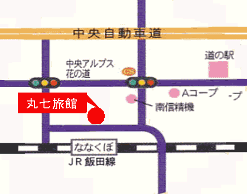 丸七旅館 地図