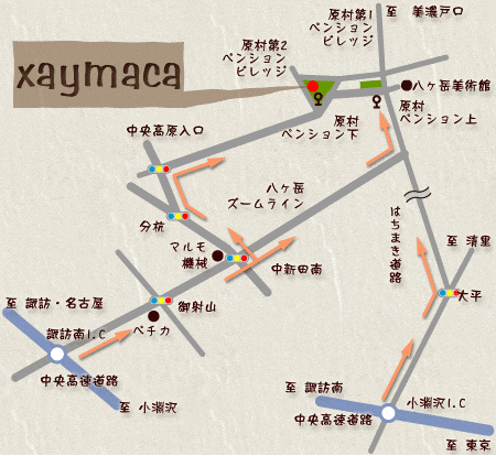 ペンション ザイマカの地図画像