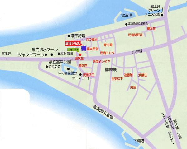 小坂丸 地図