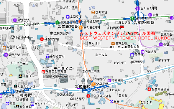 ベストウェスタンプレミアホテル国都 Best Western Premier Hotel Kukdo 施設提供地図 楽天トラベル