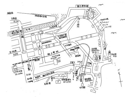 絶景の宿　犬吠埼ホテルへの概略アクセスマップ