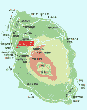 天然温泉の宿　ホテル白岩　＜大島＞への概略アクセスマップ