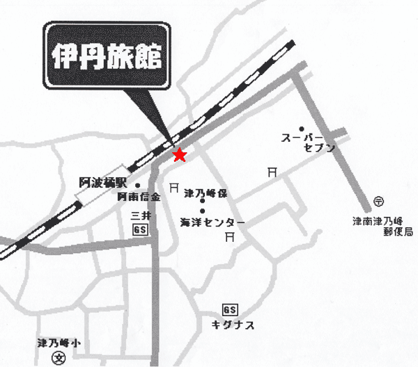 伊丹旅館への概略アクセスマップ