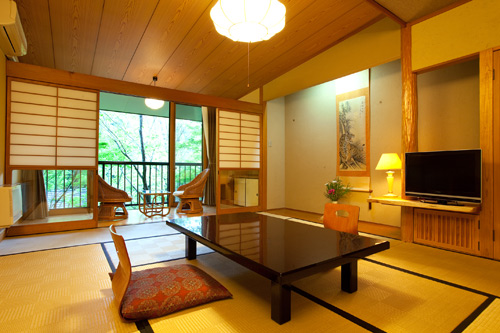 黒川温泉　旅館　奥の湯の客室の写真