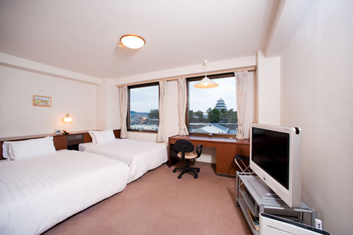 島原ステーションホテルの客室の写真
