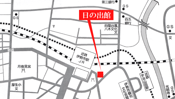 日の出旅館＜三重県＞への概略アクセスマップ