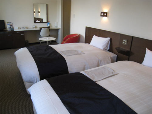 ホテルアービック鹿児島の客室の写真